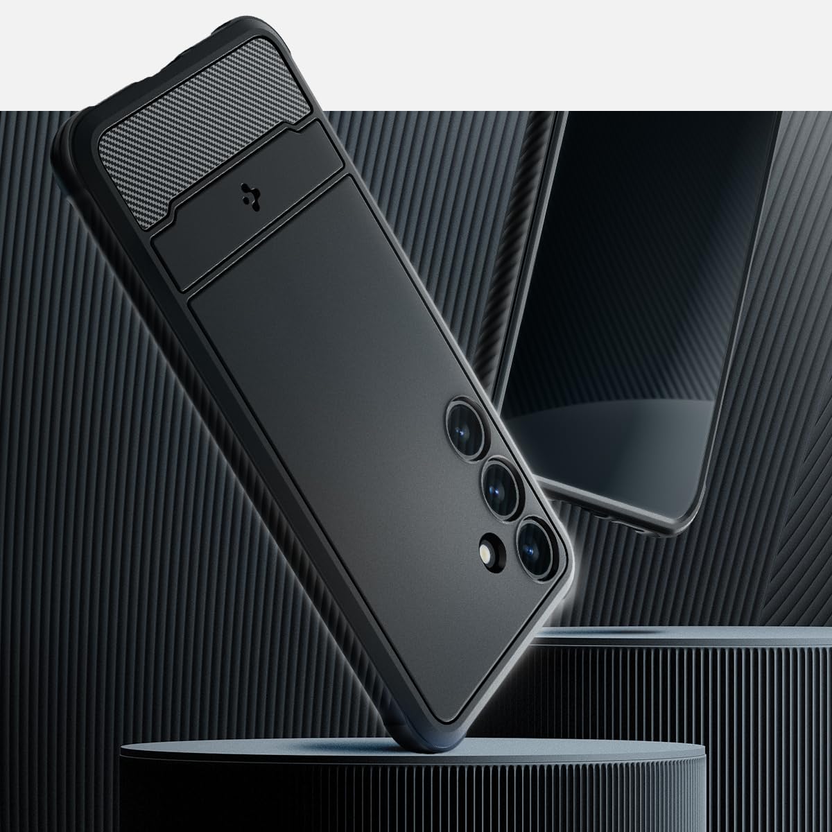Foto 4 pulgar | Funda Spigen Rugged Armor Para El Galaxy S24 (2024), Color Negro Mate - Venta Internacional.