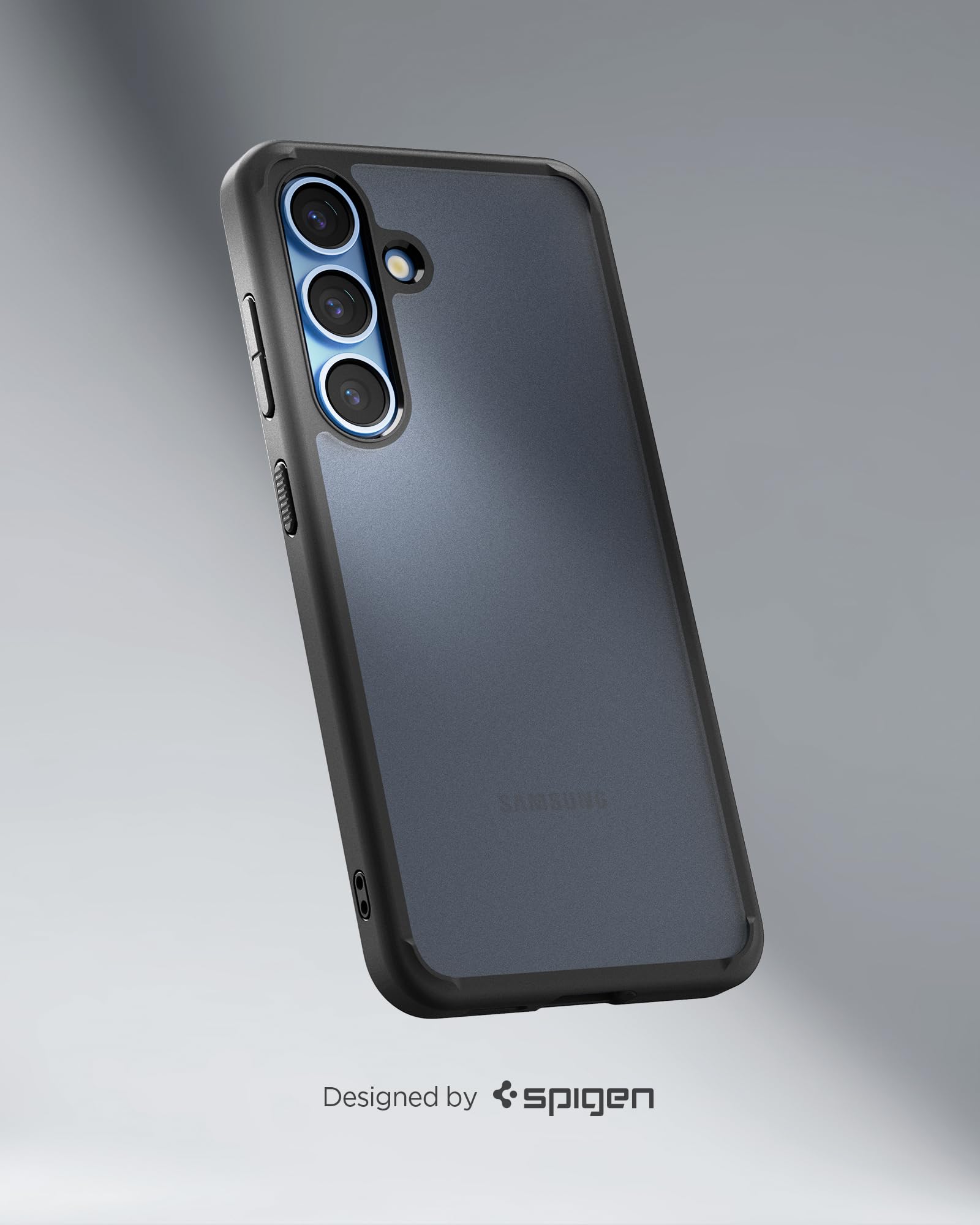 Foto 4 pulgar | Funda Para Teléfono Spigen Ultra Hybrid Galaxy S25 Frost Black - Venta Internacional.