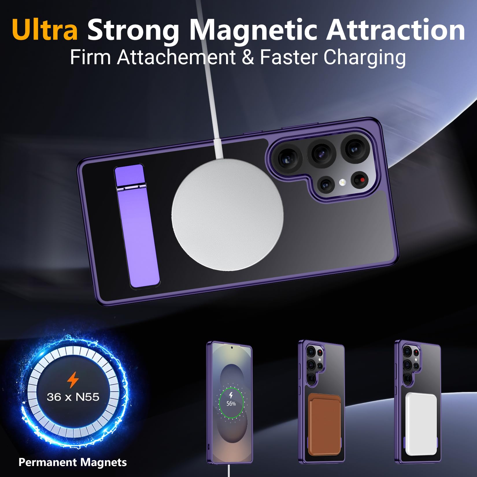 Foto 7 pulgar | Funda Magnética Spidercase Para Samsung Galaxy S25 Ultra - Venta Internacional.