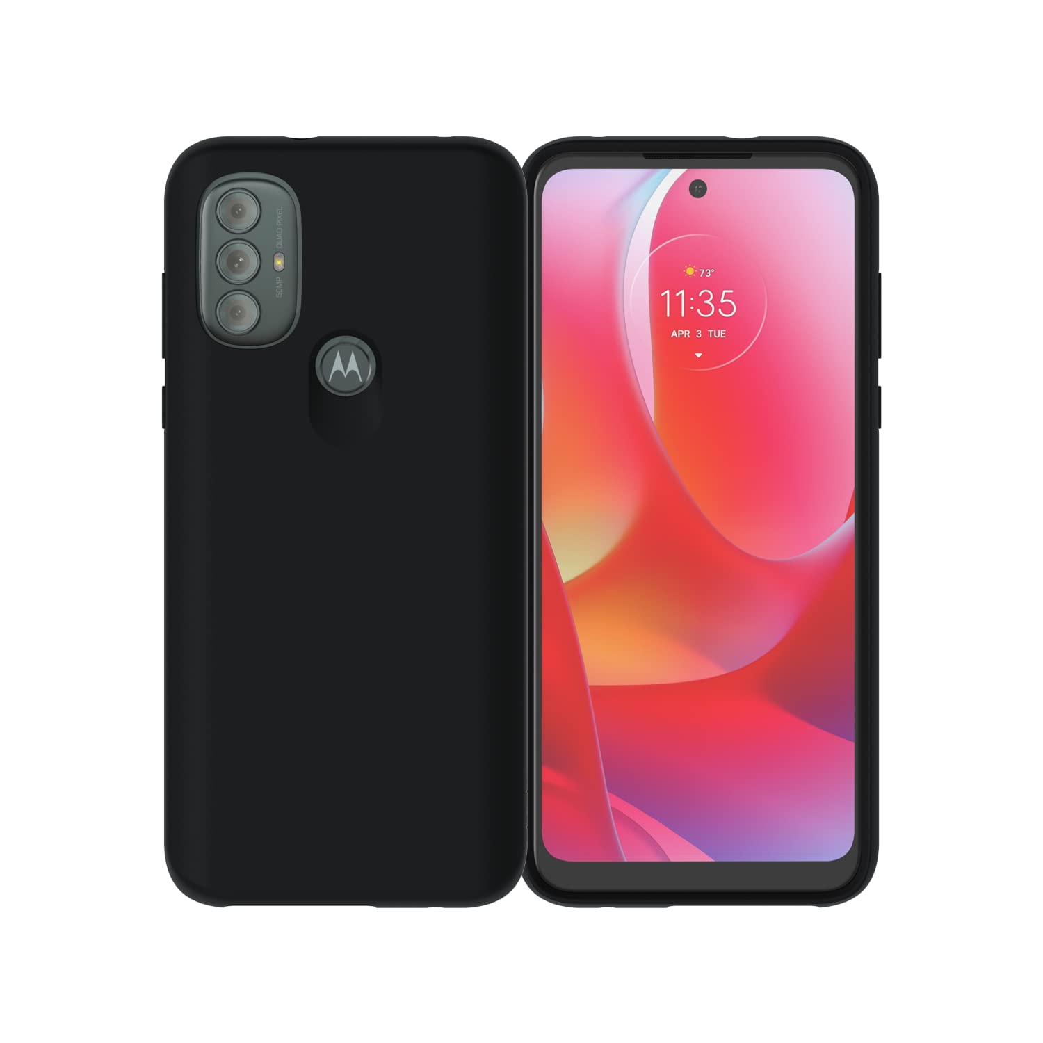 Foto 2 | Funda Protectora Para Motorola Moto G Power (2022), Color Negro - Venta Internacional.