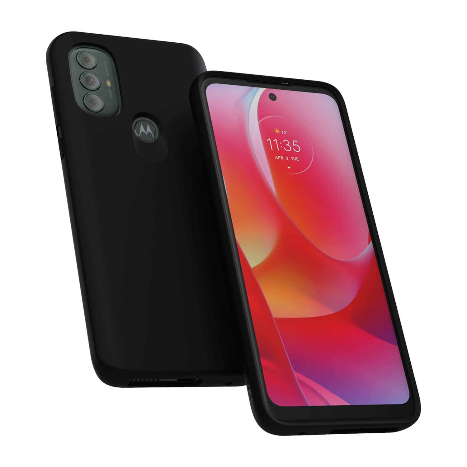 Foto 4 pulgar | Funda Protectora Para Motorola Moto G Power (2022), Color Negro - Venta Internacional.
