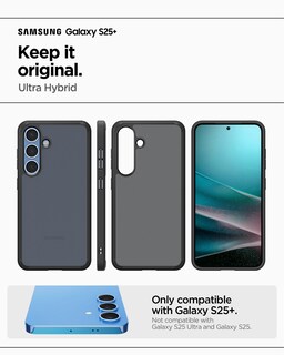 Foto 2 | Funda Para Teléfono Spigen Ultra Hybrid Galaxy S25 Plus Frost Black - Venta Internacional.