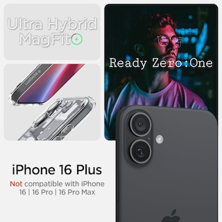 Foto 2 | Funda Spigen Ultra Hybrid Magfit Para Iphone 16 Plus - Venta Internacional.