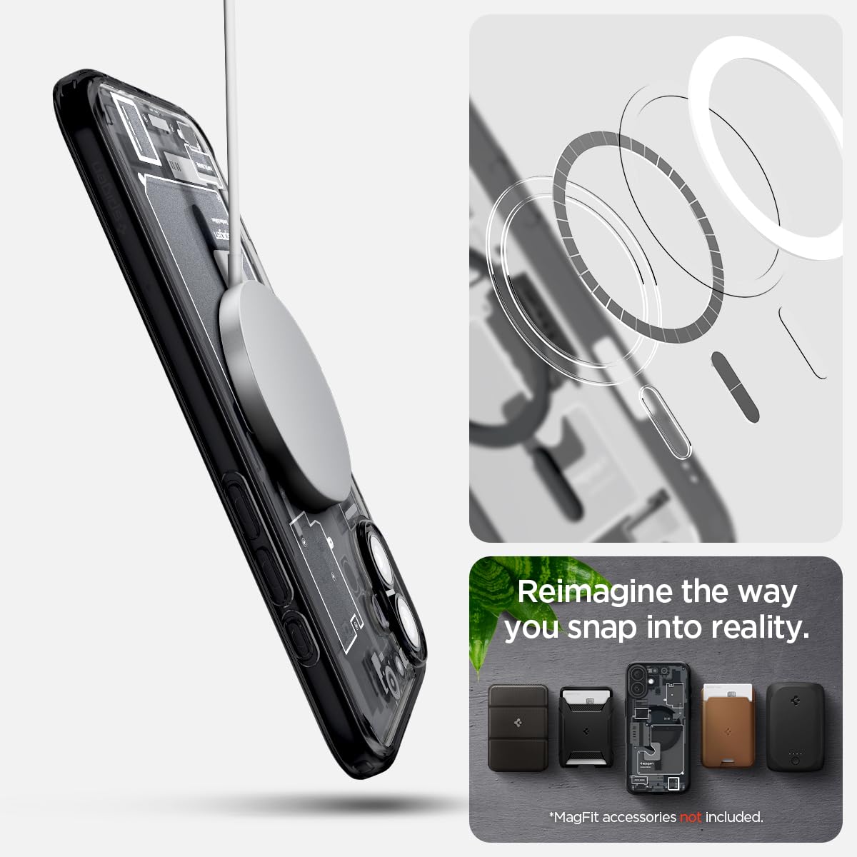 Foto 7 pulgar | Funda Spigen Ultra Hybrid Magfit Para Iphone 16 Plus - Venta Internacional.
