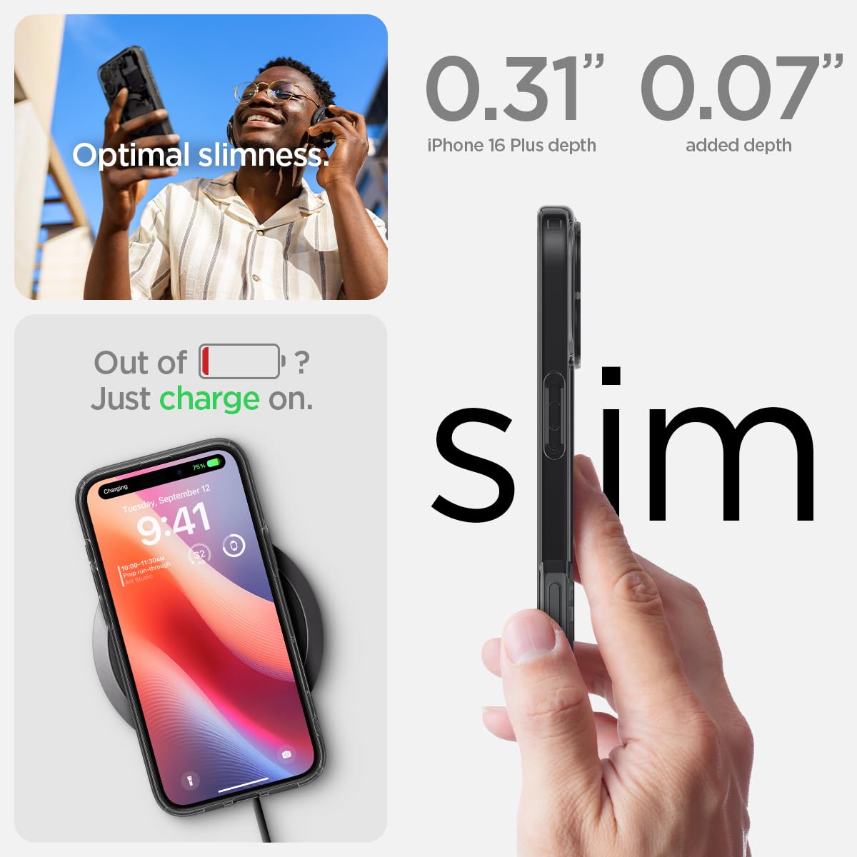 Foto 8 pulgar | Funda Spigen Ultra Hybrid Magfit Para Iphone 16 Plus - Venta Internacional.