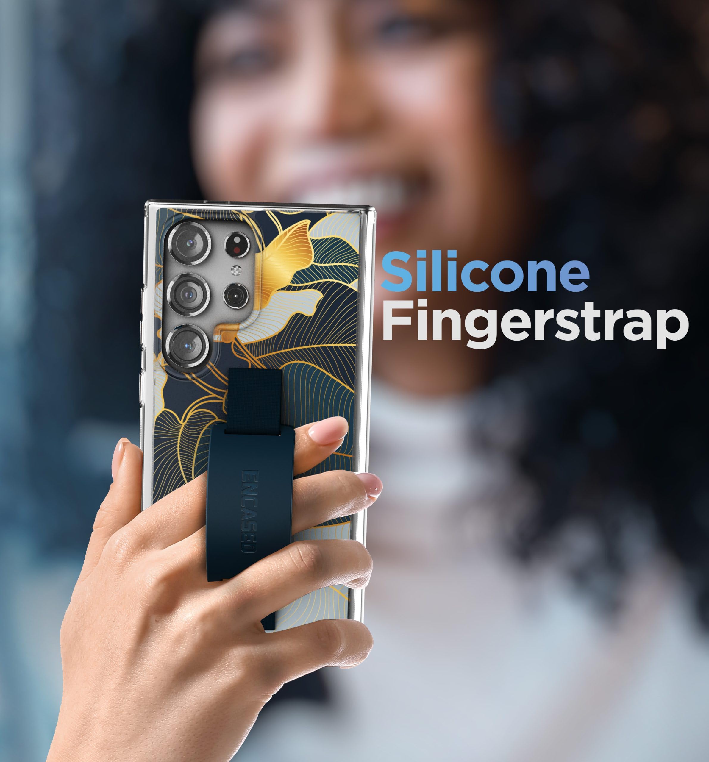 Foto 4 pulgar | Funda De Teléfono Con Forma De Lazo Para Samsung Galaxy S24 Ultra Gold - Venta Internacional.