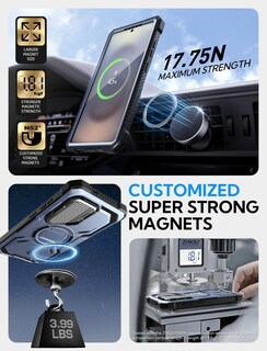 Foto 7 | Funda De Teléfono I-blason Armorbox Para Samsung Galaxy S25 Ultra Blue - Venta Internacional.