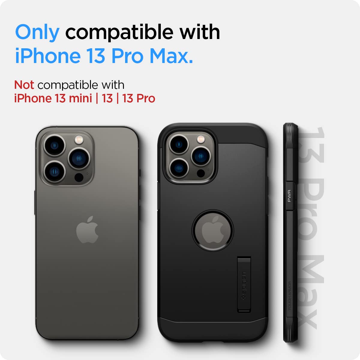 Foto 4 pulgar | Funda Para Teléfono Spigen Tough Armor Extreme Protection Para Iphone 13 Pro Max - Venta Internacional.