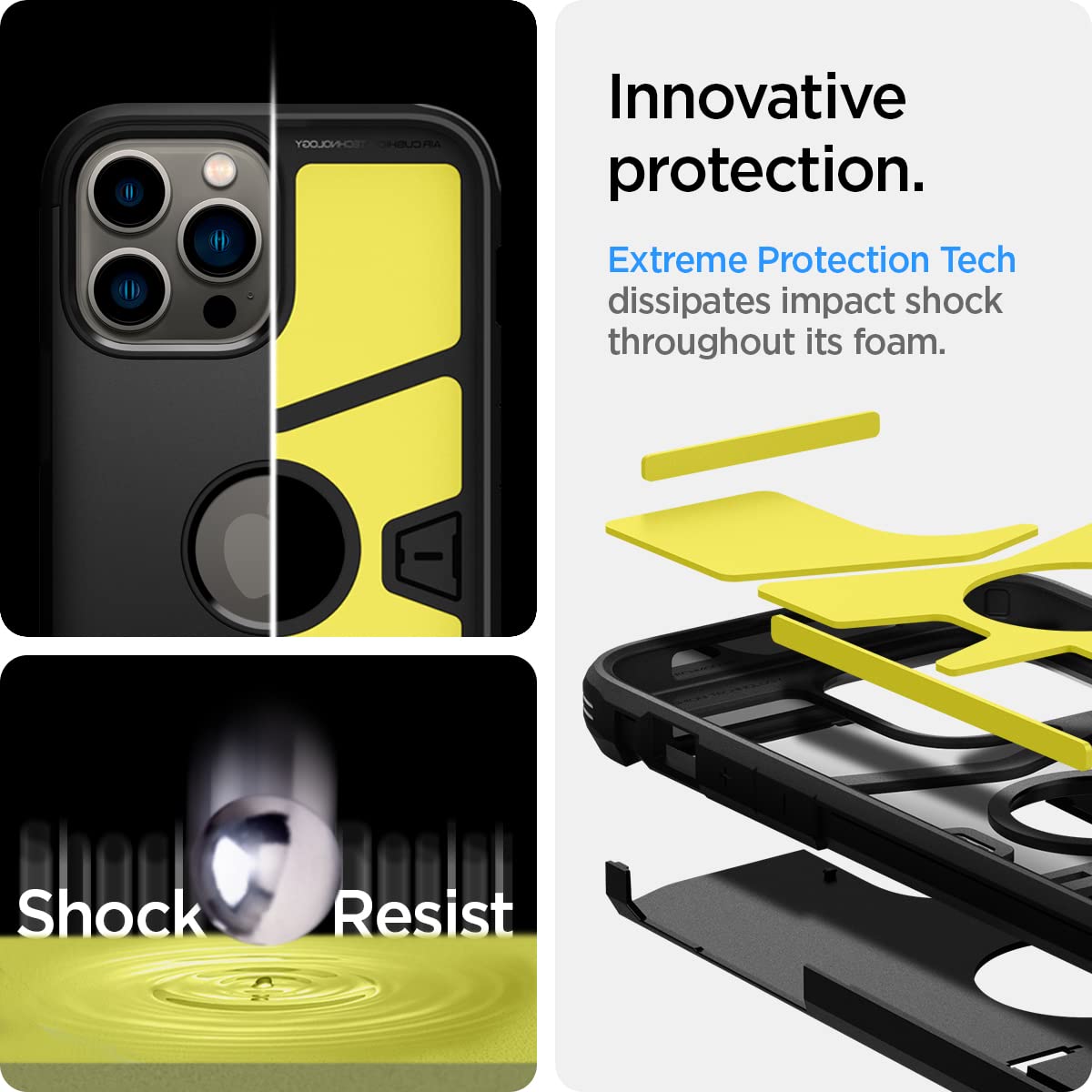 Foto 5 pulgar | Funda Para Teléfono Spigen Tough Armor Extreme Protection Para Iphone 13 Pro Max - Venta Internacional.