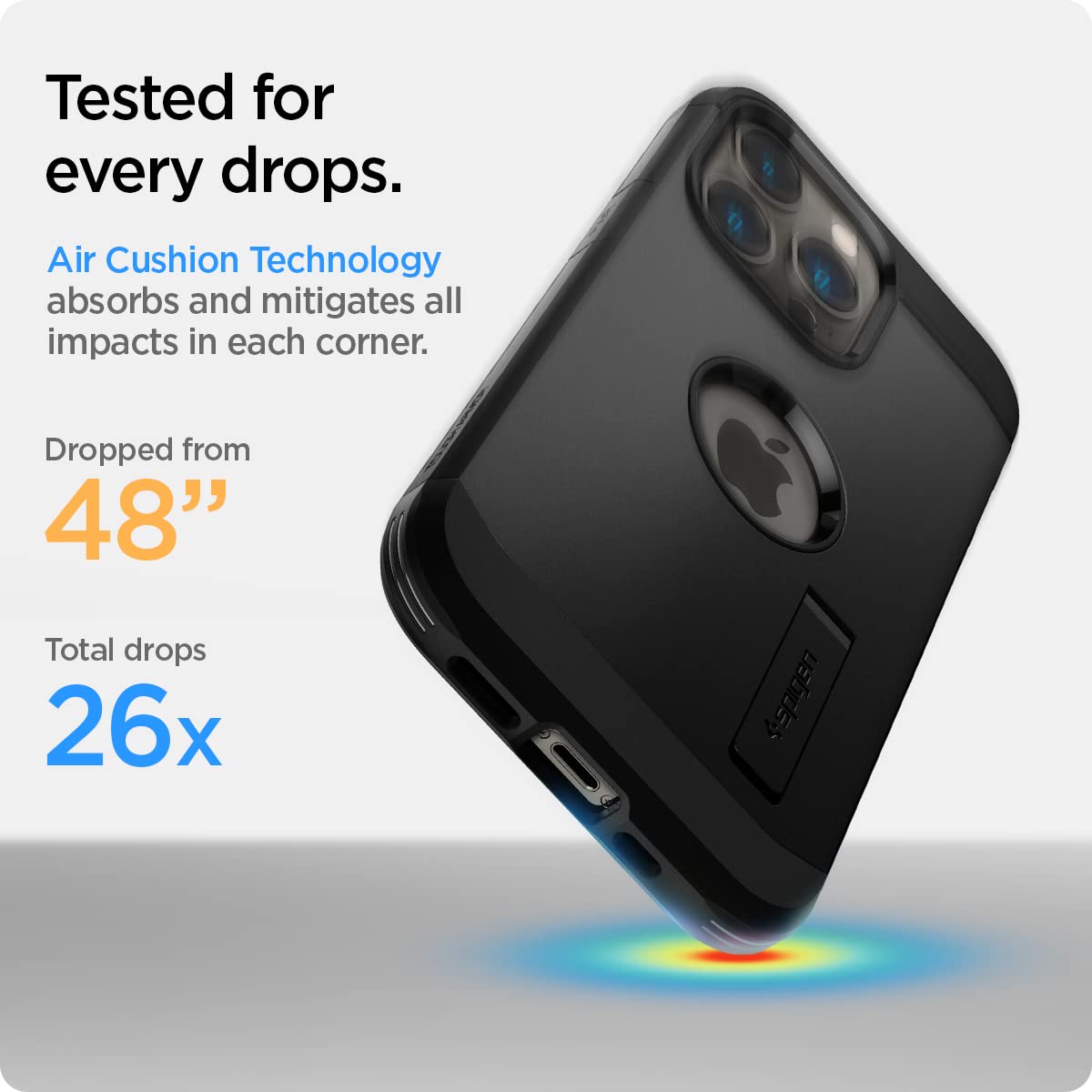 Foto 6 pulgar | Funda Para Teléfono Spigen Tough Armor Extreme Protection Para Iphone 13 Pro Max - Venta Internacional.