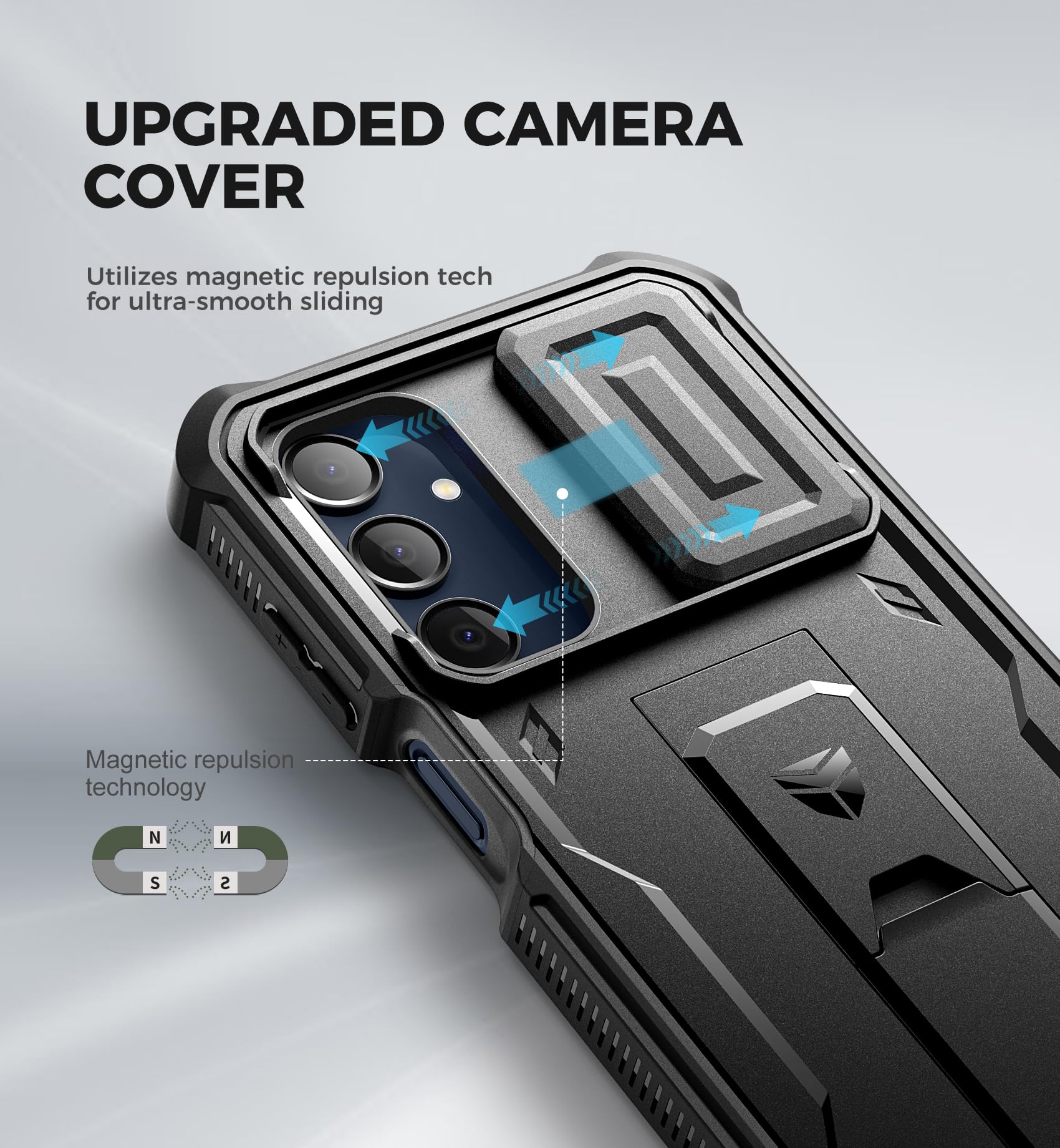 Foto 4 pulgar | Funda De Teléfono Dexnor Para Samsung Galaxy A16 5g Con Protector De Pantalla - Venta Internacional.