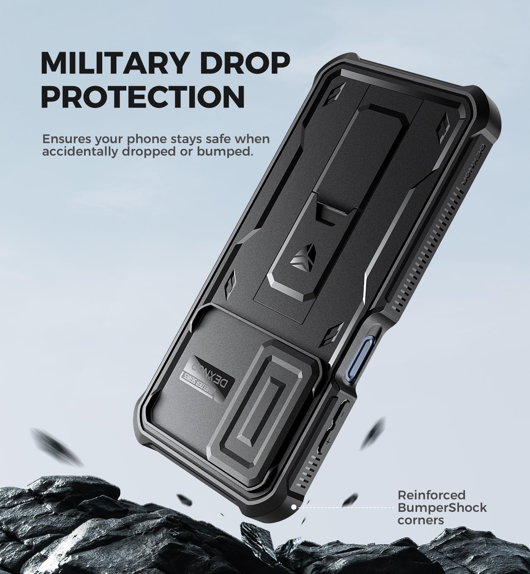 Foto 7 pulgar | Funda De Teléfono Dexnor Para Samsung Galaxy A16 5g Con Protector De Pantalla - Venta Internacional.