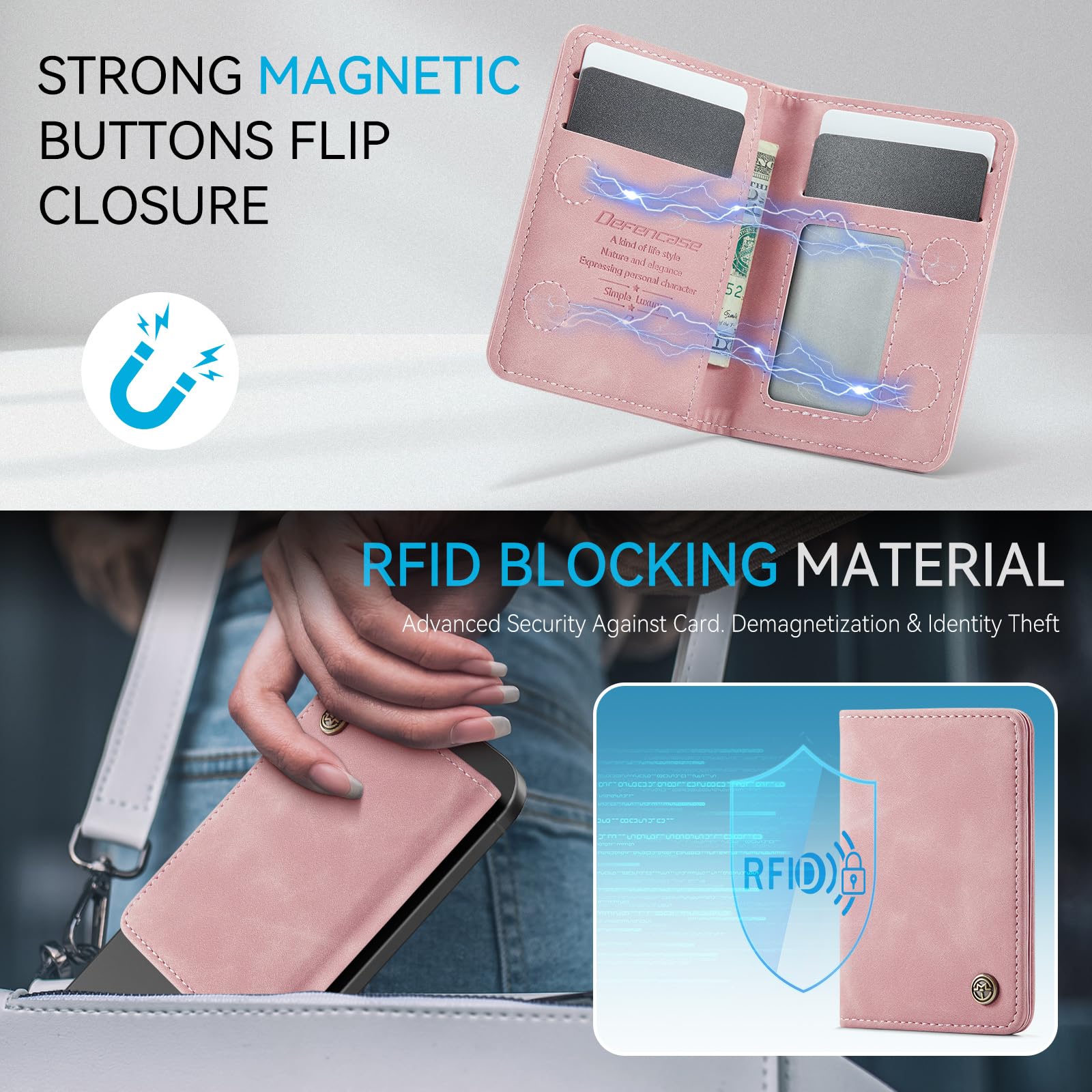 Foto 5 pulgar | Tarjetero Magnético Magsafe Wallet Con Bloqueo Rfid Defense - Venta Internacional.