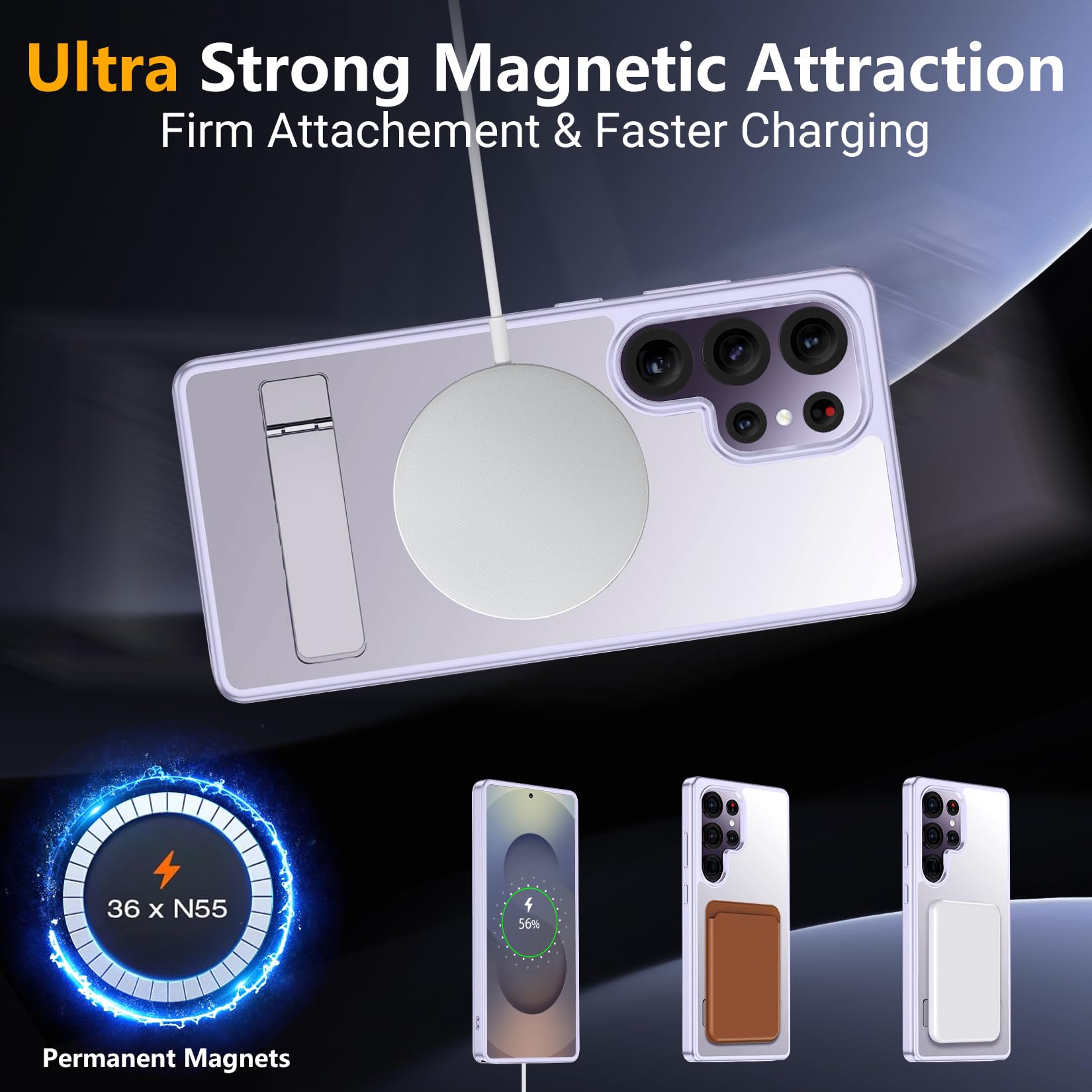Foto 6 pulgar | Funda Magnética Spidercase Para Samsung Galaxy S25 Ultra - Venta Internacional.