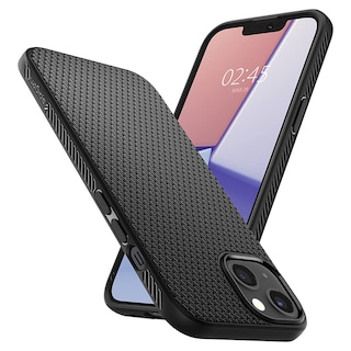 Foto 4 | Funda Spigen Liquid Air Para Iphone 13 (2021) - Negro Mate - Venta Internacional.