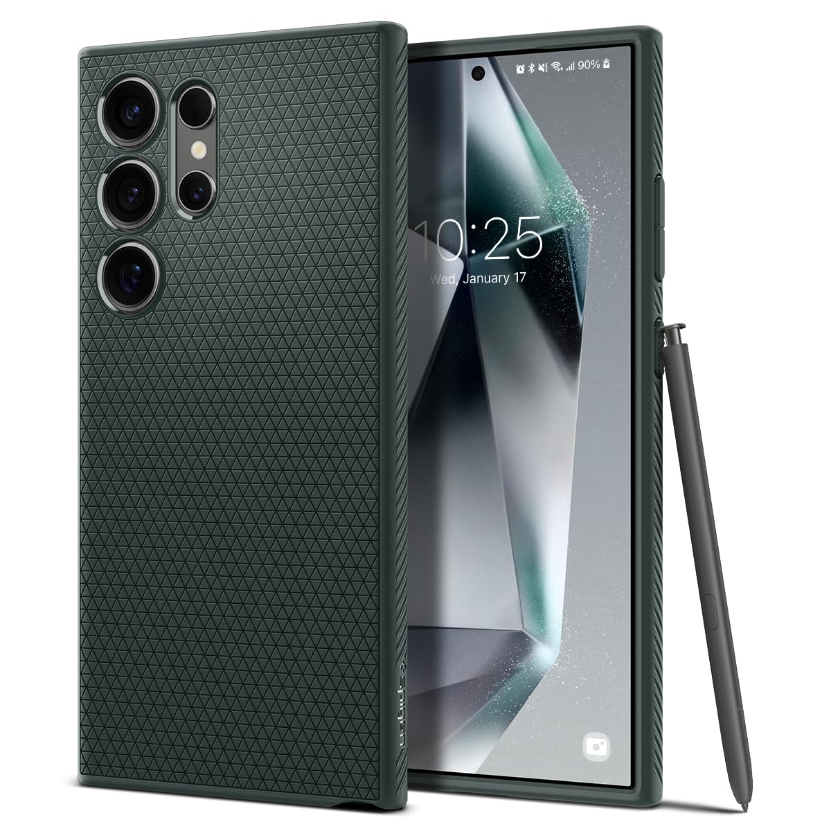 Foto 1 | Funda Spigen Liquid Air Para Galaxy S24 Ultra Abyss Green - Venta Internacional.
