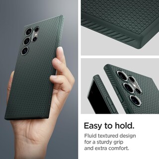 Foto 4 | Funda Spigen Liquid Air Para Galaxy S24 Ultra Abyss Green - Venta Internacional.
