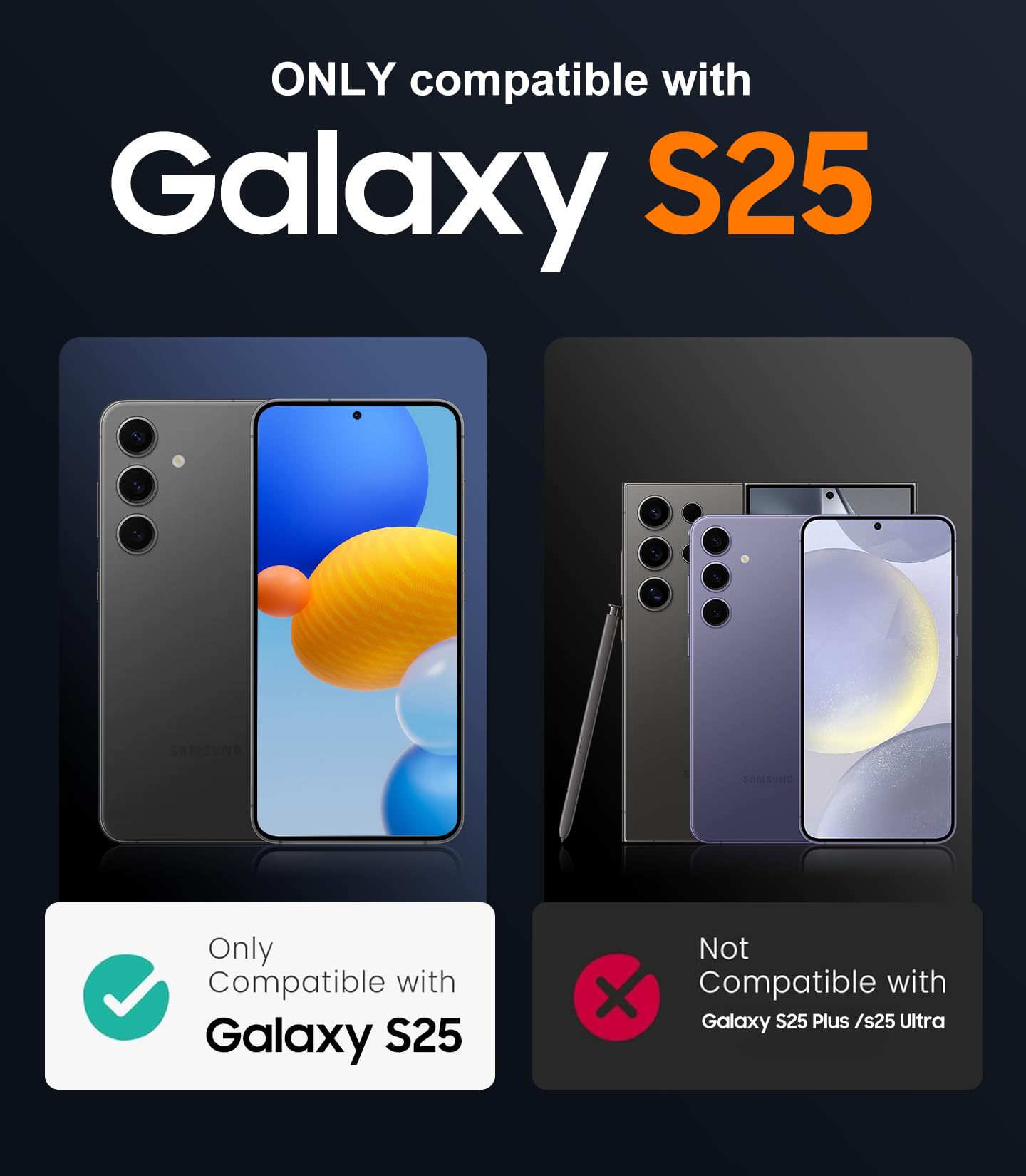 Foto 2 | Funda De Teléfono Temdan Magnetic Para Samsung Galaxy S25 6.2 2025 - Venta Internacional.
