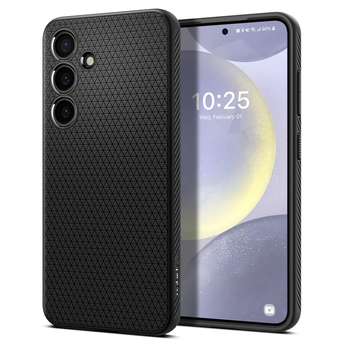 Foto 2 pulgar | Funda Spigen Liquid Air Para El Galaxy S24 Plus (2024), Color Negro - Venta Internacional.