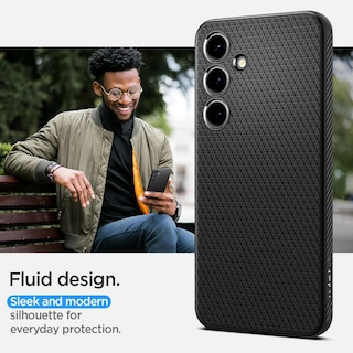 Foto 6 | Funda Spigen Liquid Air Para El Galaxy S24 Plus (2024), Color Negro - Venta Internacional.