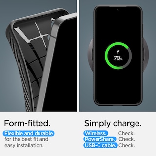 Foto 7 | Funda Spigen Liquid Air Para El Galaxy S24 Plus (2024), Color Negro - Venta Internacional.