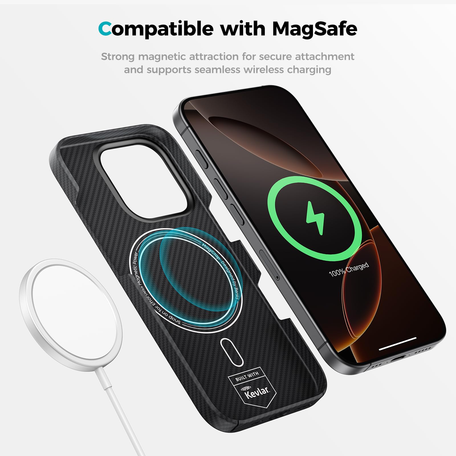 Foto 7 pulgar | Funda Benks Armorair 600d Para Iphone 16 Plus Con Magsafe - Venta Internacional.