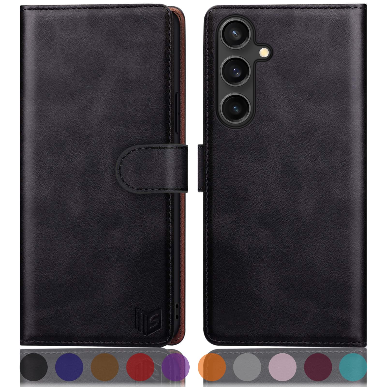 Funda Tipo Cartera Suanpot Compatible Con Samsung Galaxy S25 Plus - Venta Internacional.