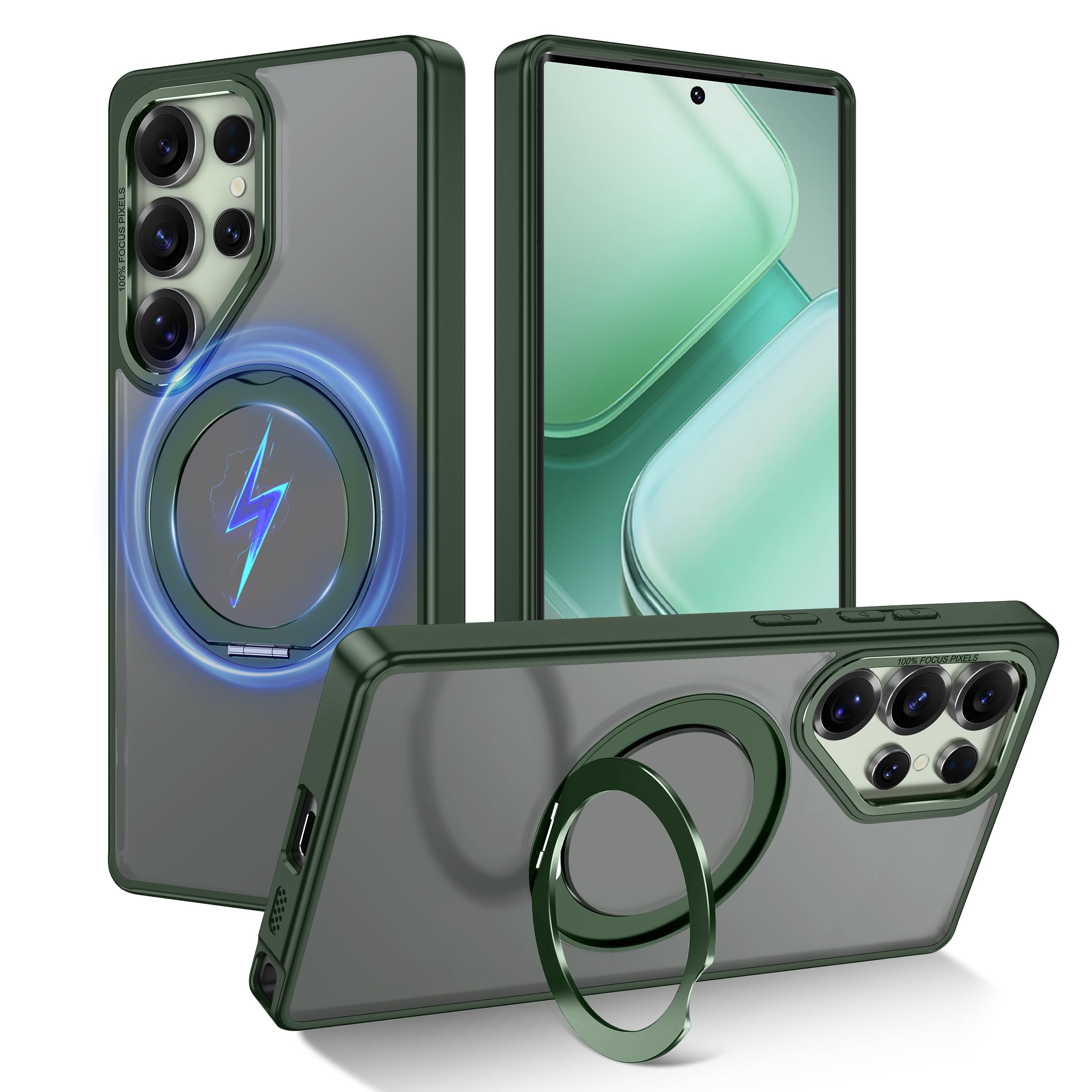 Foto 2 pulgar | Funda Para Teléfono Rancase Compatible Con Galaxy S25 Ultra Con Soporte - Venta Internacional.