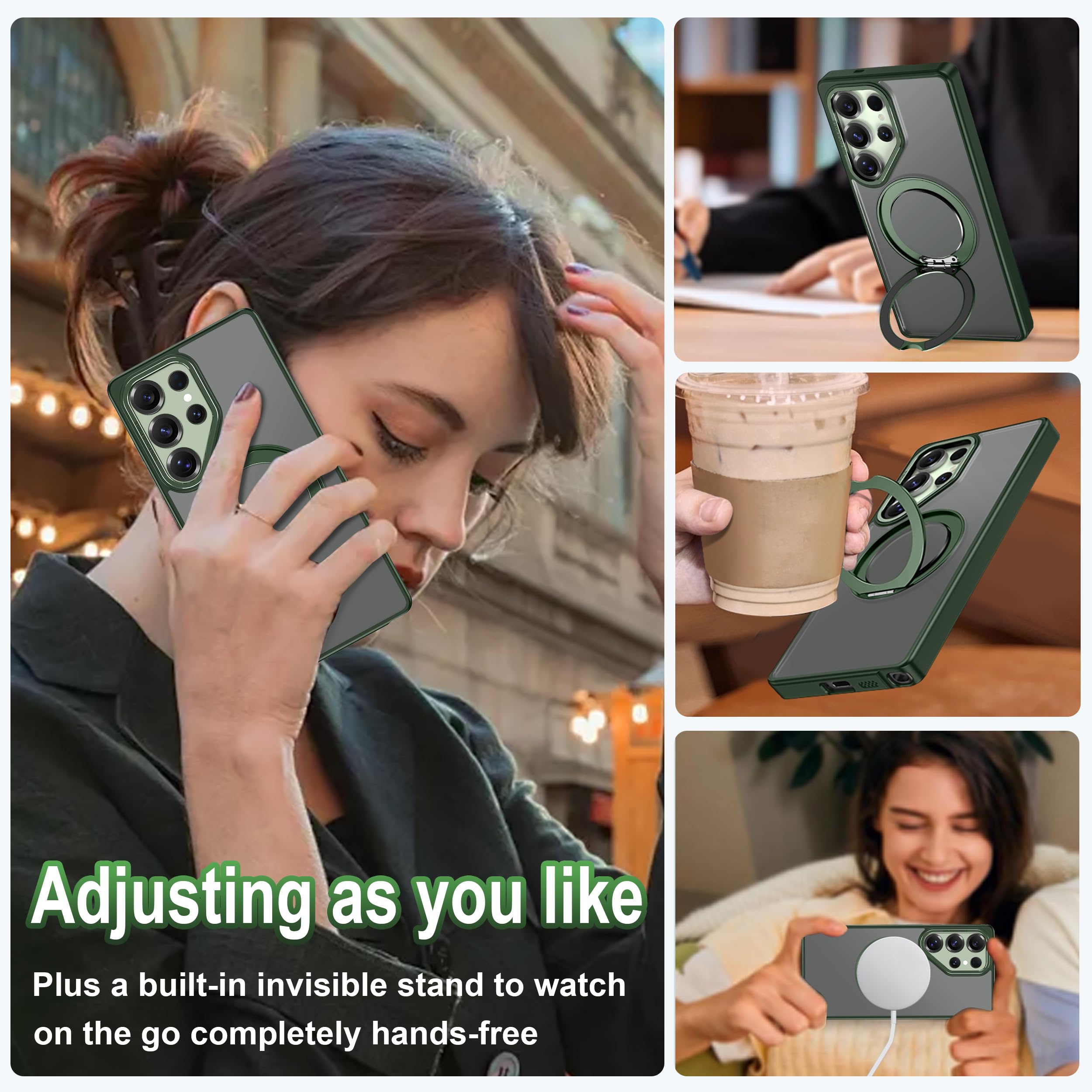 Foto 4 pulgar | Funda Para Teléfono Rancase Compatible Con Galaxy S25 Ultra Con Soporte - Venta Internacional.