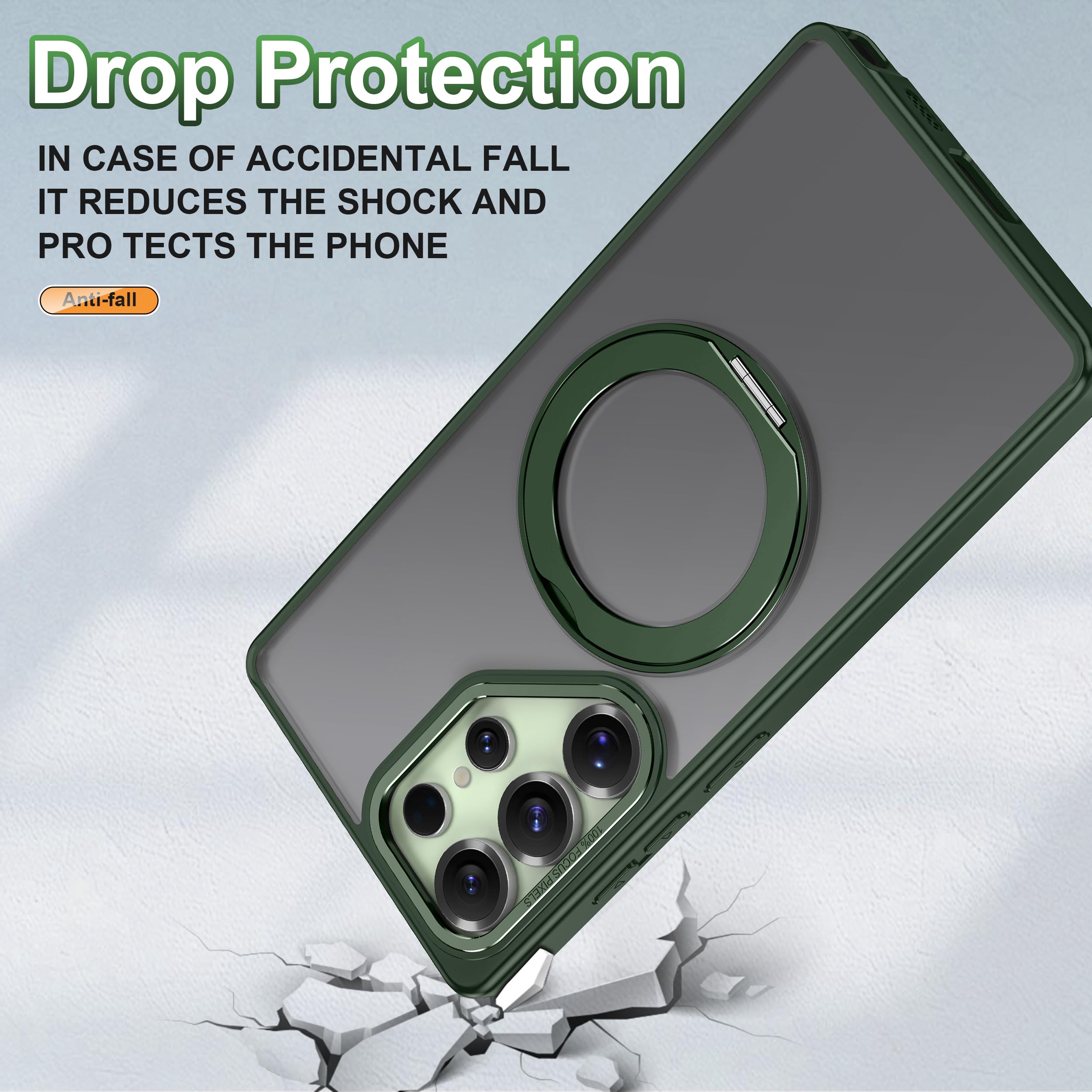 Foto 5 | Funda Para Teléfono Rancase Compatible Con Galaxy S25 Ultra Con Soporte - Venta Internacional.