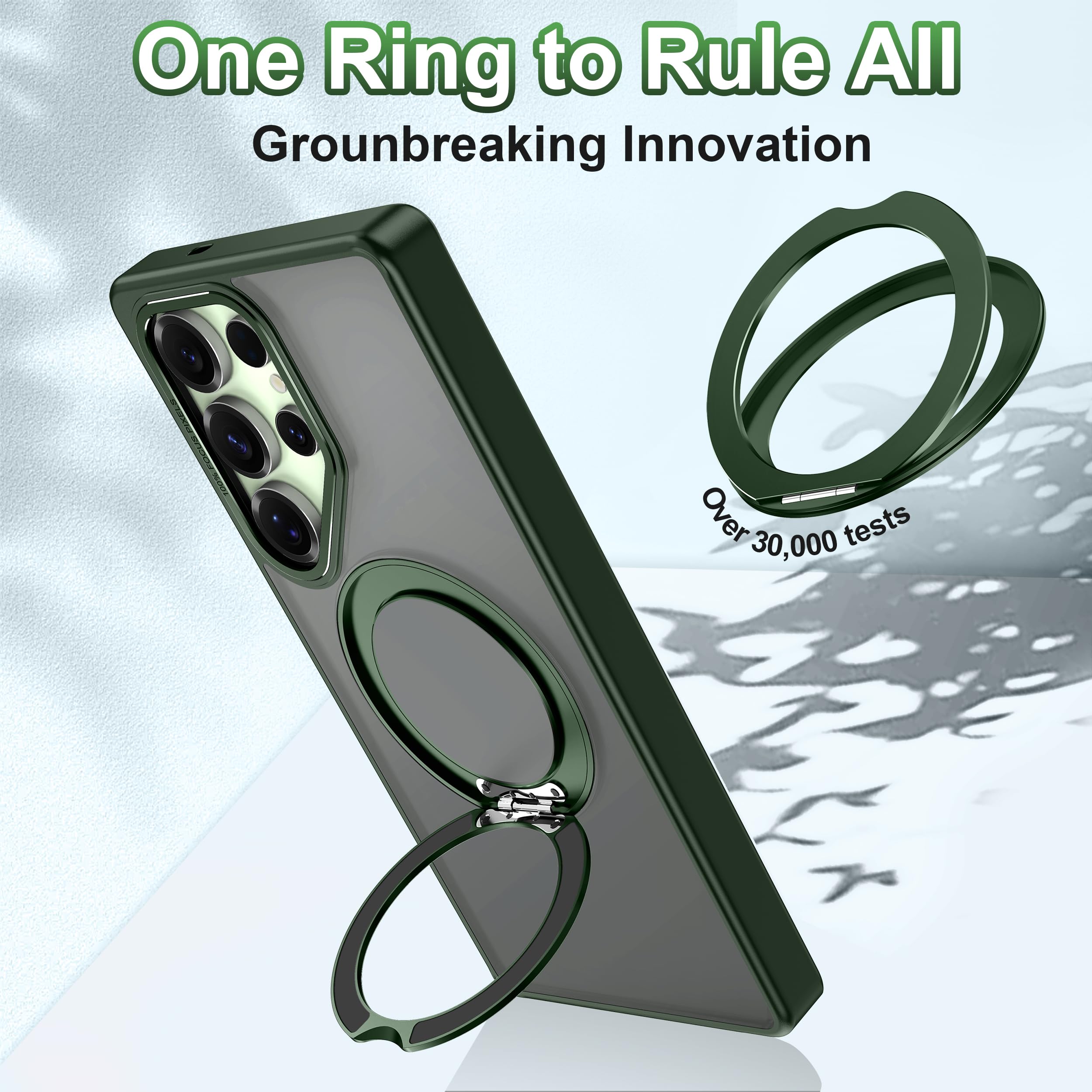 Foto 7 pulgar | Funda Para Teléfono Rancase Compatible Con Galaxy S25 Ultra Con Soporte - Venta Internacional.