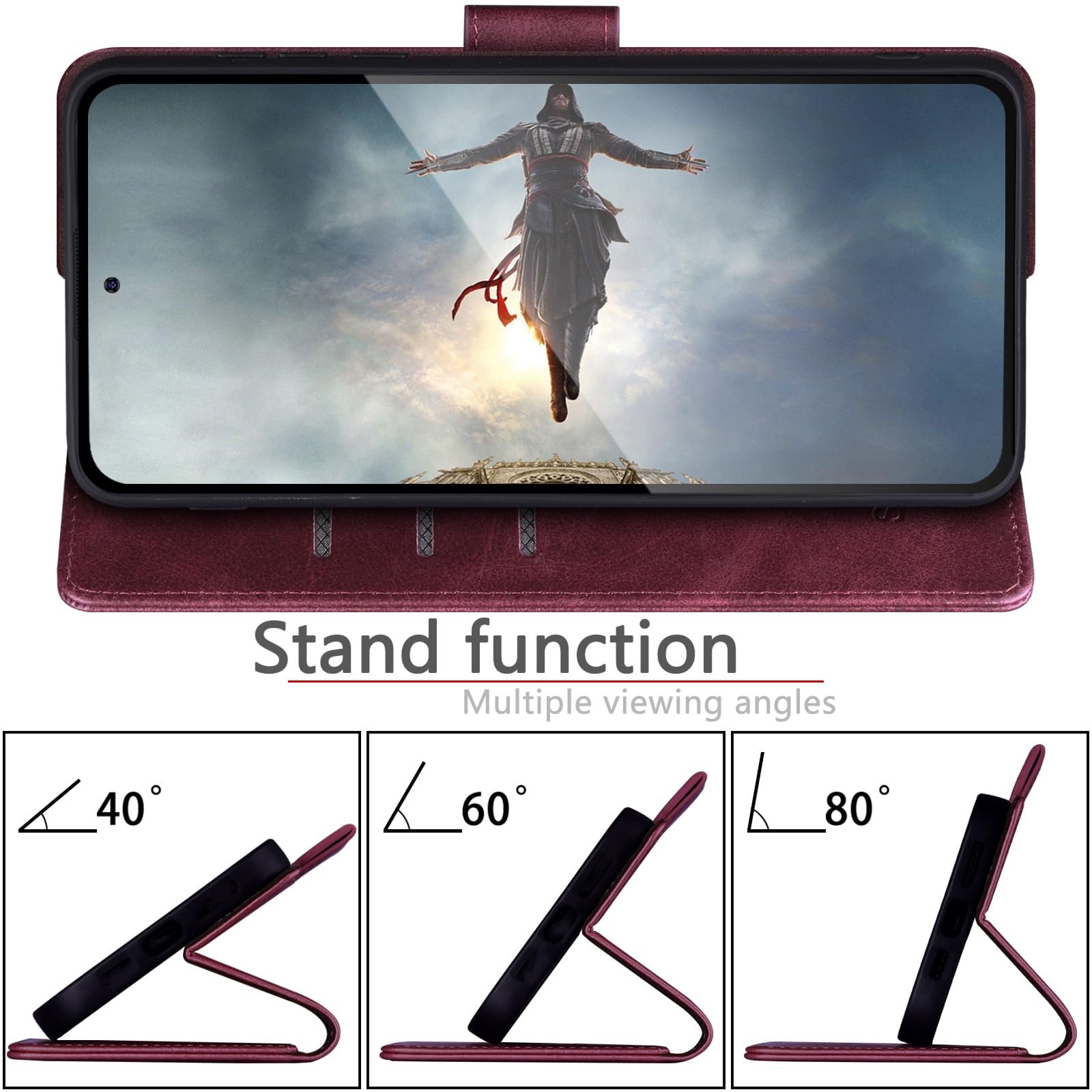 Foto 8 pulgar | Funda Tipo Cartera Suanpot para Samsung Galaxy S25 Ultra - Venta Internacional