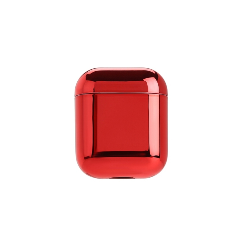 Foto 1 | Funda Para Airpods 1 Y 2 En Tpu Galvanizado, Color Rojo - Venta Internacional.
