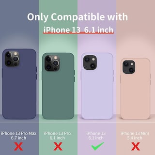 Foto 3 | Funda de Silicona Ultrafina para iPhone 13- Venta Internacional
