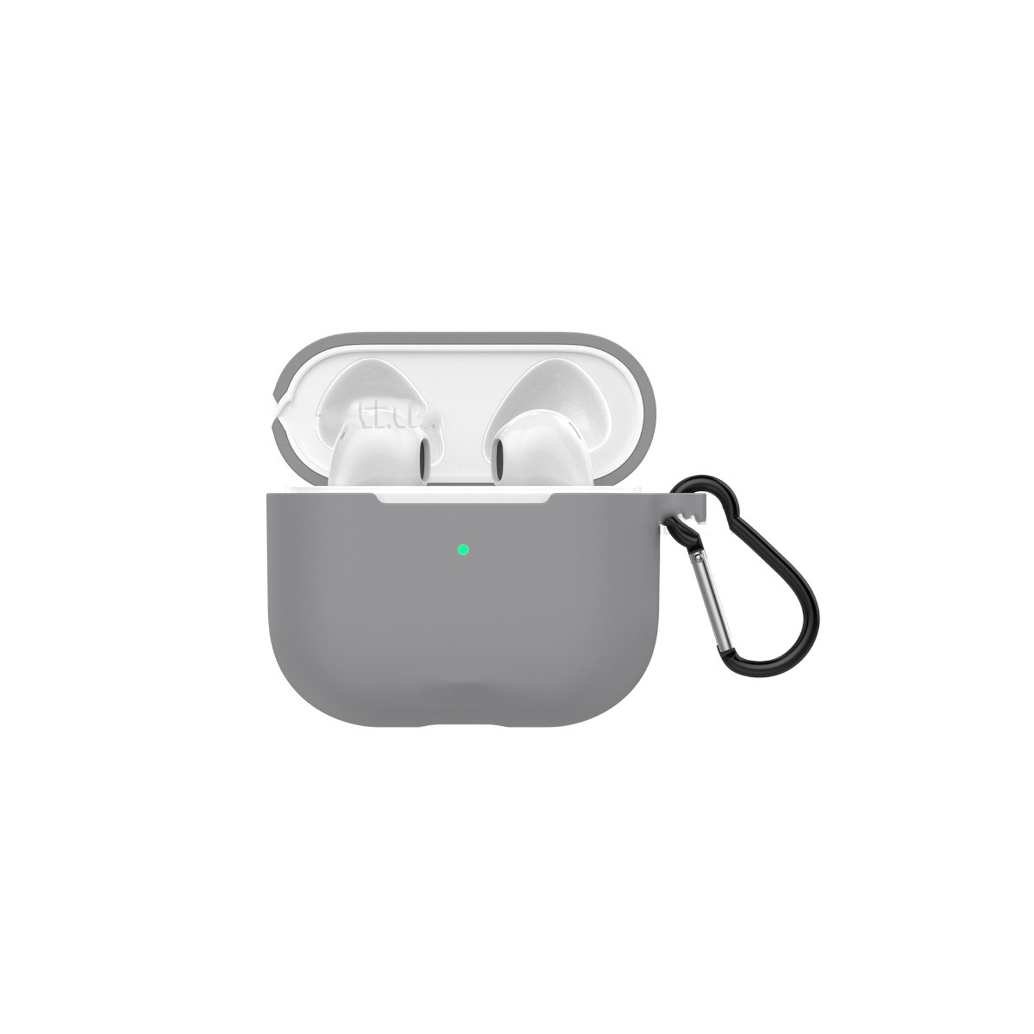 Foto 2 pulgar | Funda de Silicona para Airpods 3 Gris - Venta Internacional