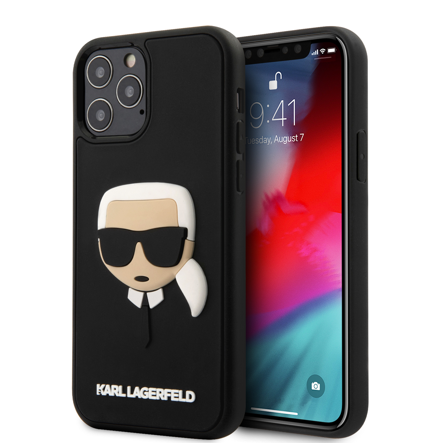 Funda Original Karl Lagerfeld Cara 3d Para Iphone 12 Pro Max