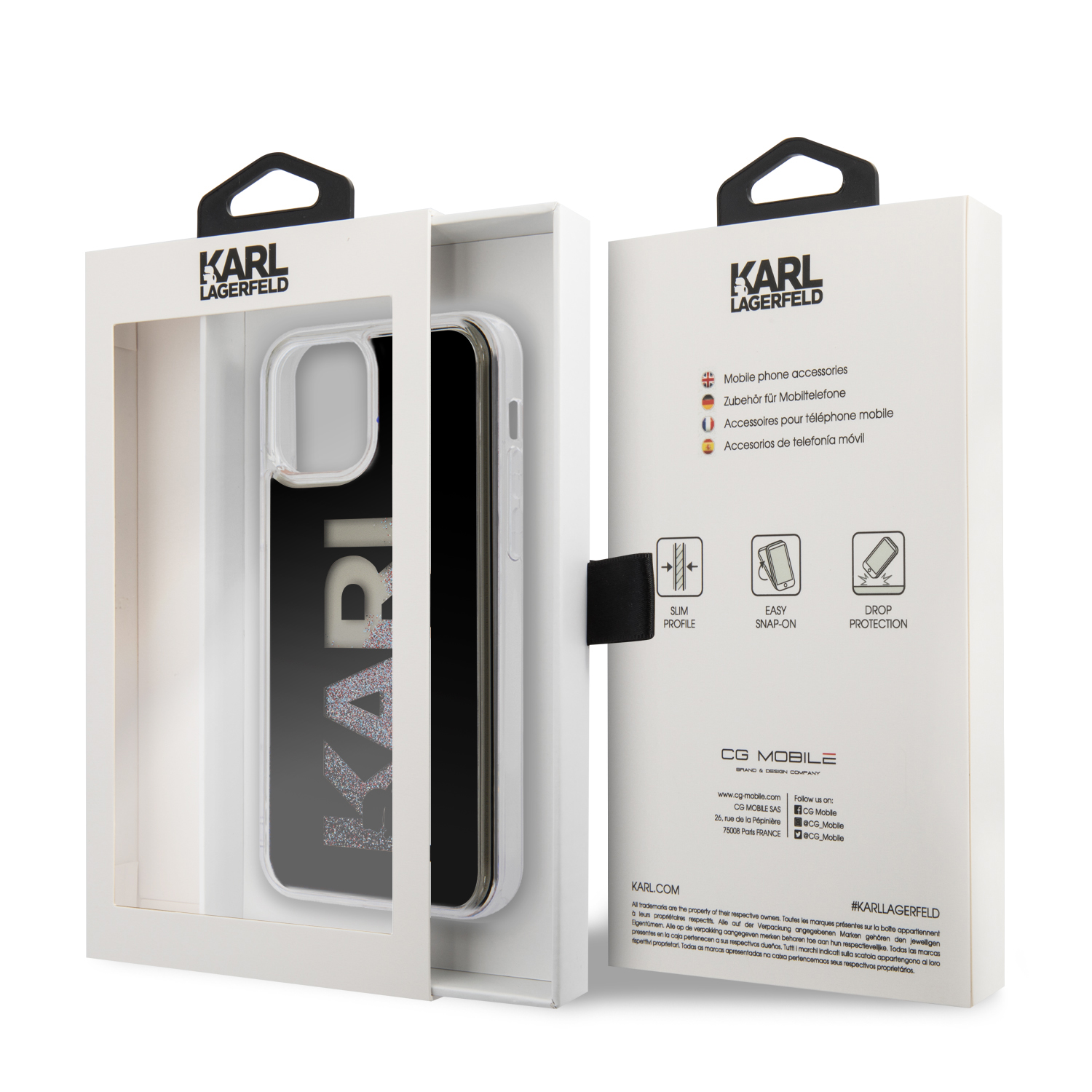 Foto 7 pulgar | Funda Original Karl Lagerfeld Letras Para Iphone 12 Pro Max