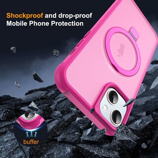 Foto 7 | Funda De Teléfono Skylmw Compatible Con Iphone 15 Con Magsafe Rose - Venta Internacional.