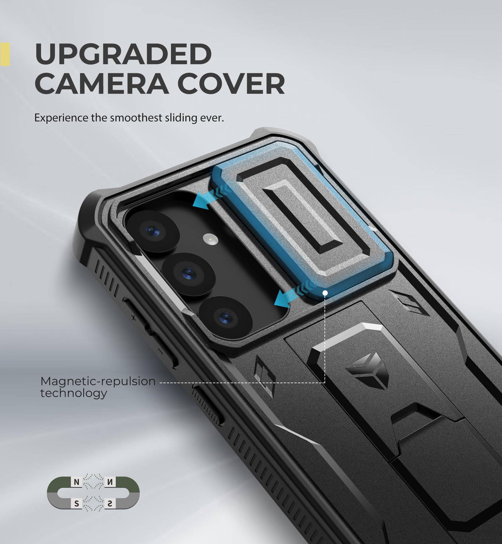 Foto 4 pulgar | Funda Dexnor Para Samsung Galaxy S25 Con Funda De Cámara Negra - Venta Internacional.