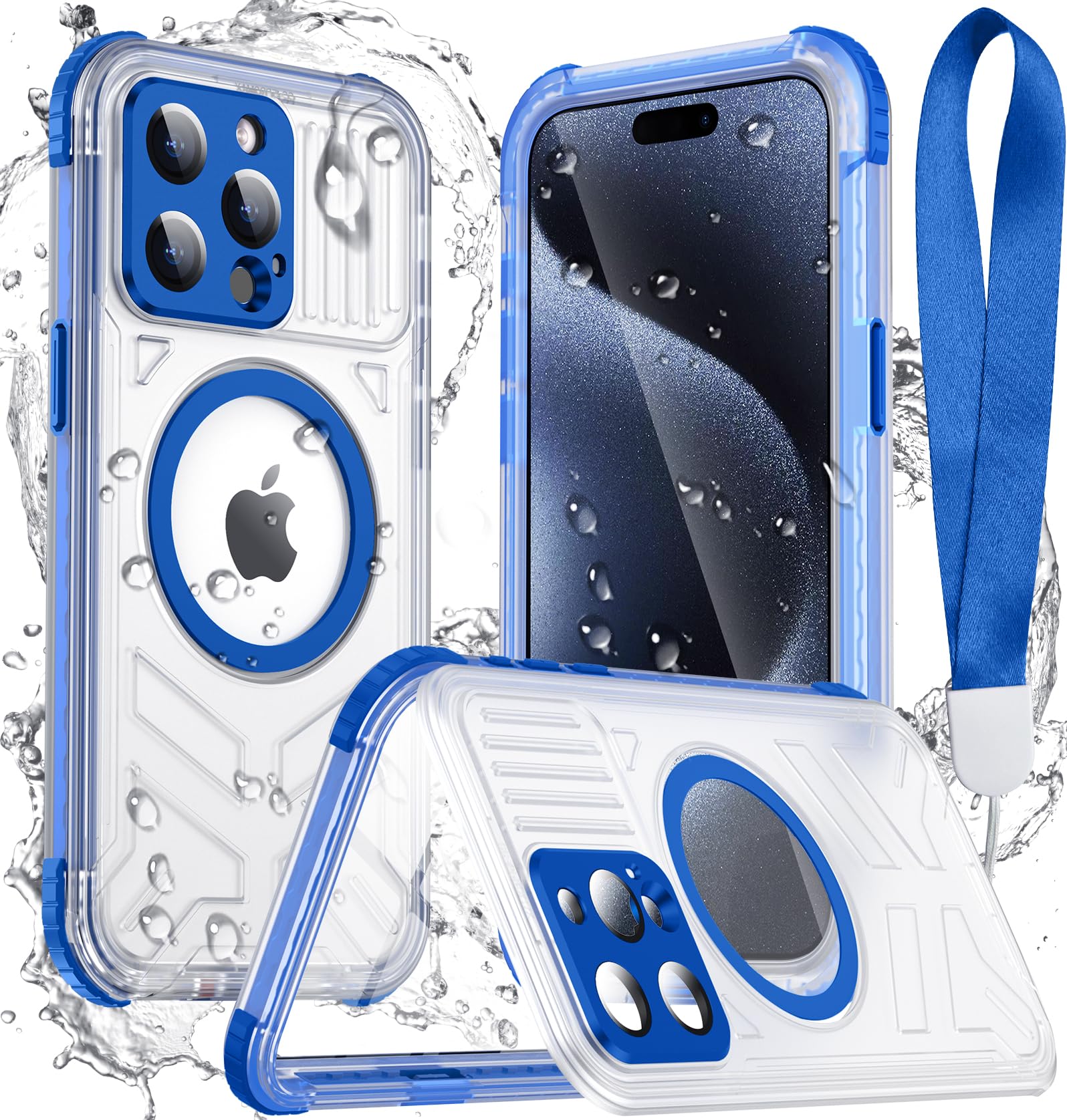 Funda De Teléfono Temdan Magnetic Waterproof Para Iphone 15 Pro - Venta Internacional.