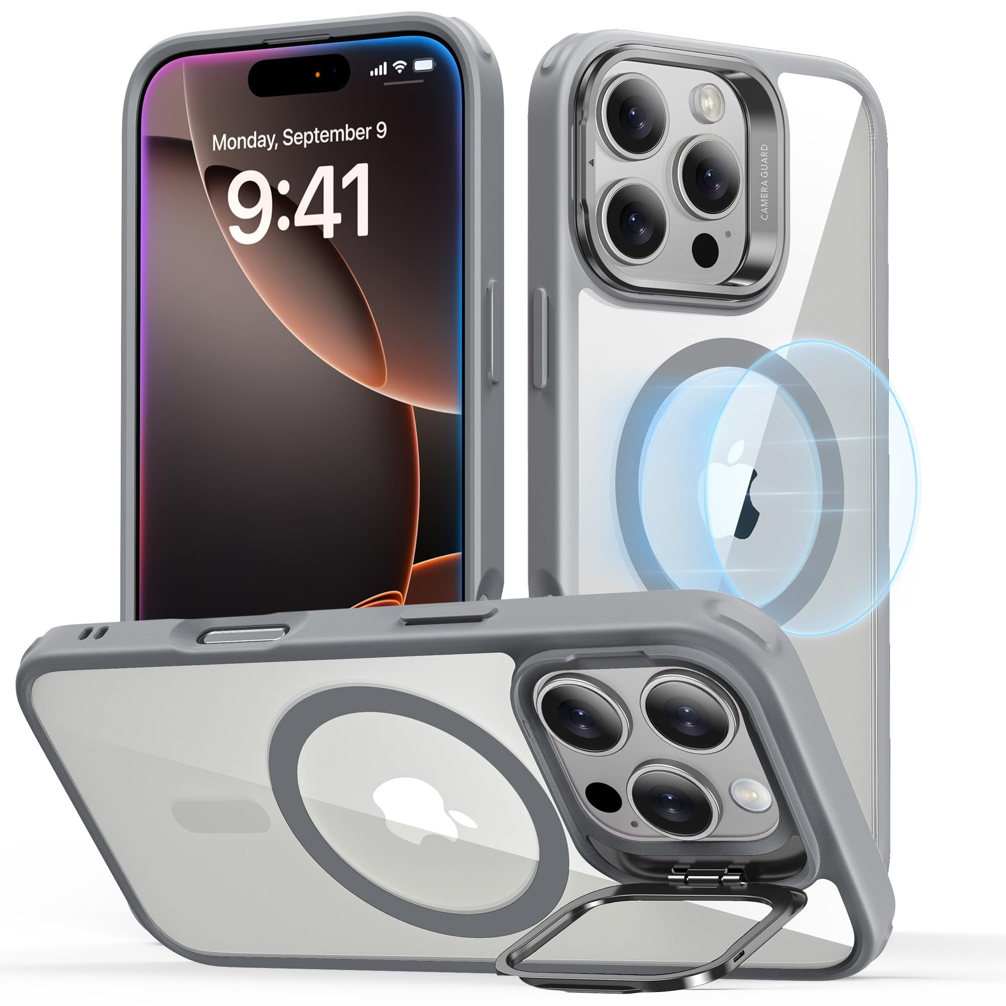 Foto 2 pulgar | Funda De Teléfono Esr Para Iphone 16 Pro Magsafe De Grado Militar Transparente - Venta Internacional.