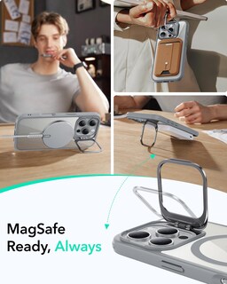 Foto 5 | Funda De Teléfono Esr Para Iphone 16 Pro Magsafe De Grado Militar Transparente - Venta Internacional.