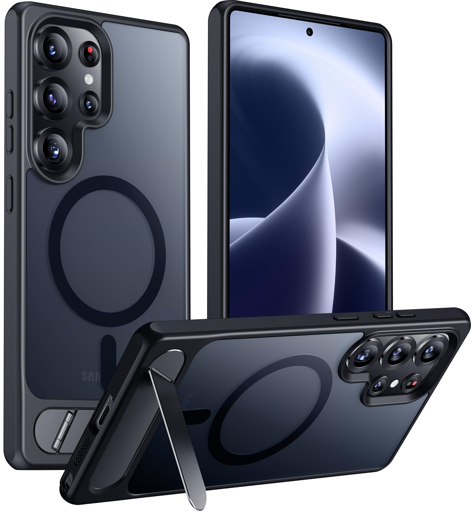 Foto 2 pulgar | Funda Magnética Temdan Con Soporte Para Samsung Galaxy S25 Ultra - Venta Internacional.
