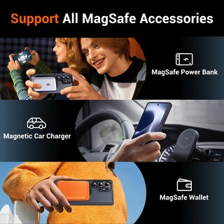 Foto 3 | Funda Magnética Temdan Con Soporte Para Samsung Galaxy S25 Ultra - Venta Internacional.