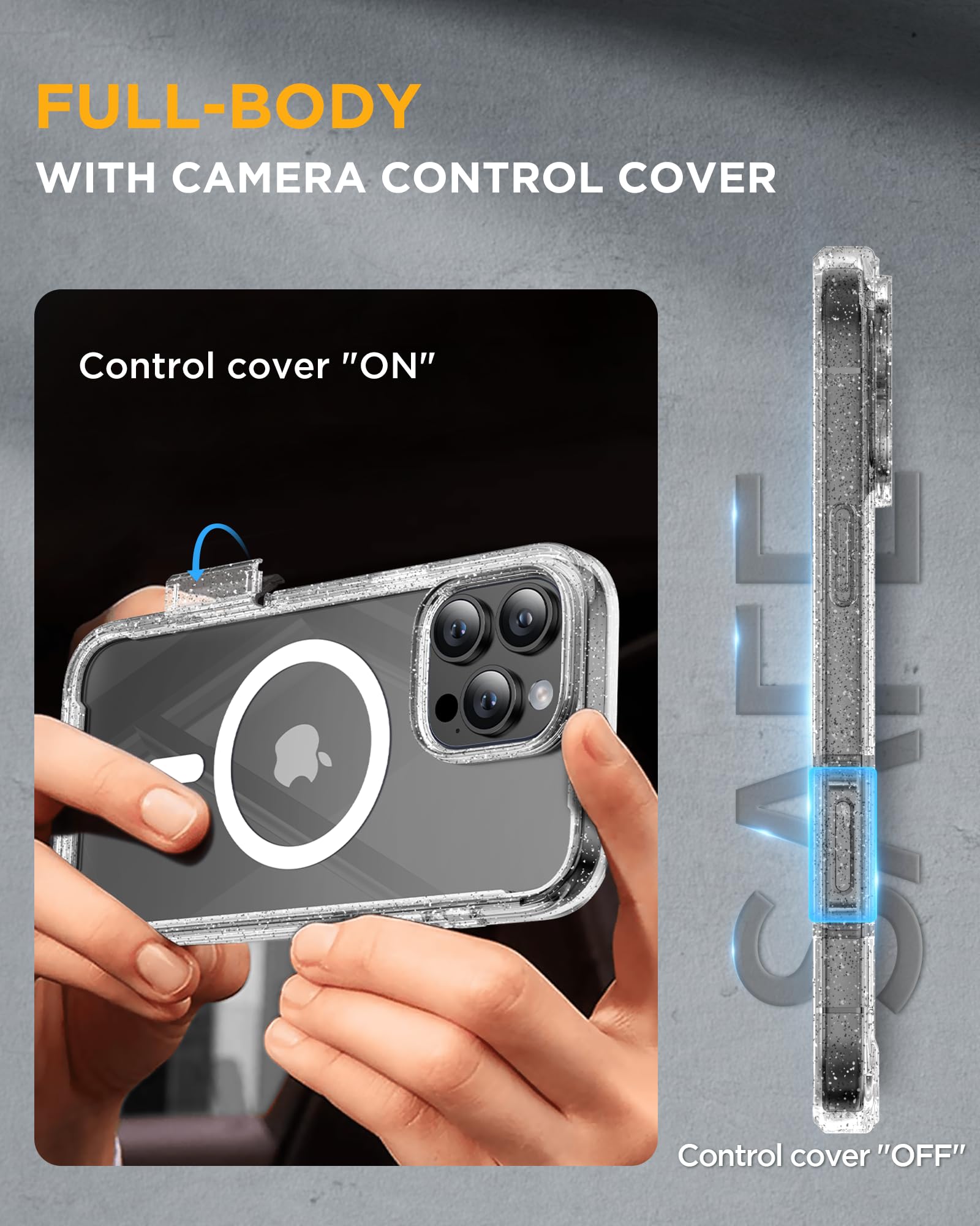 Foto 5 pulgar | Funda Miracase Para Iphone 16 Pro Max Con Protector De Pantalla - Venta Internacional.