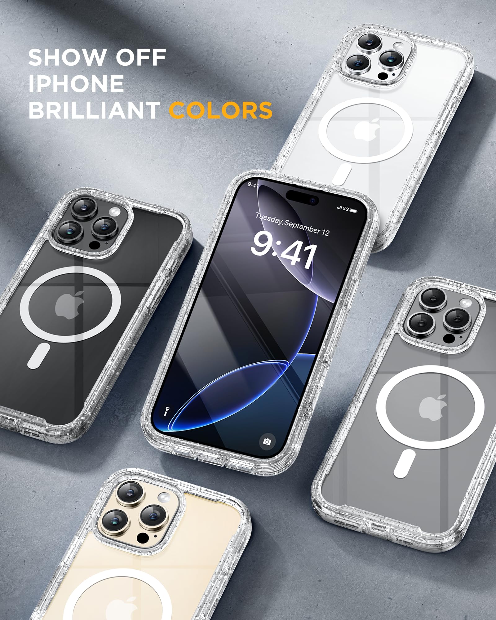 Foto 8 pulgar | Funda Miracase Para Iphone 16 Pro Max Con Protector De Pantalla - Venta Internacional.