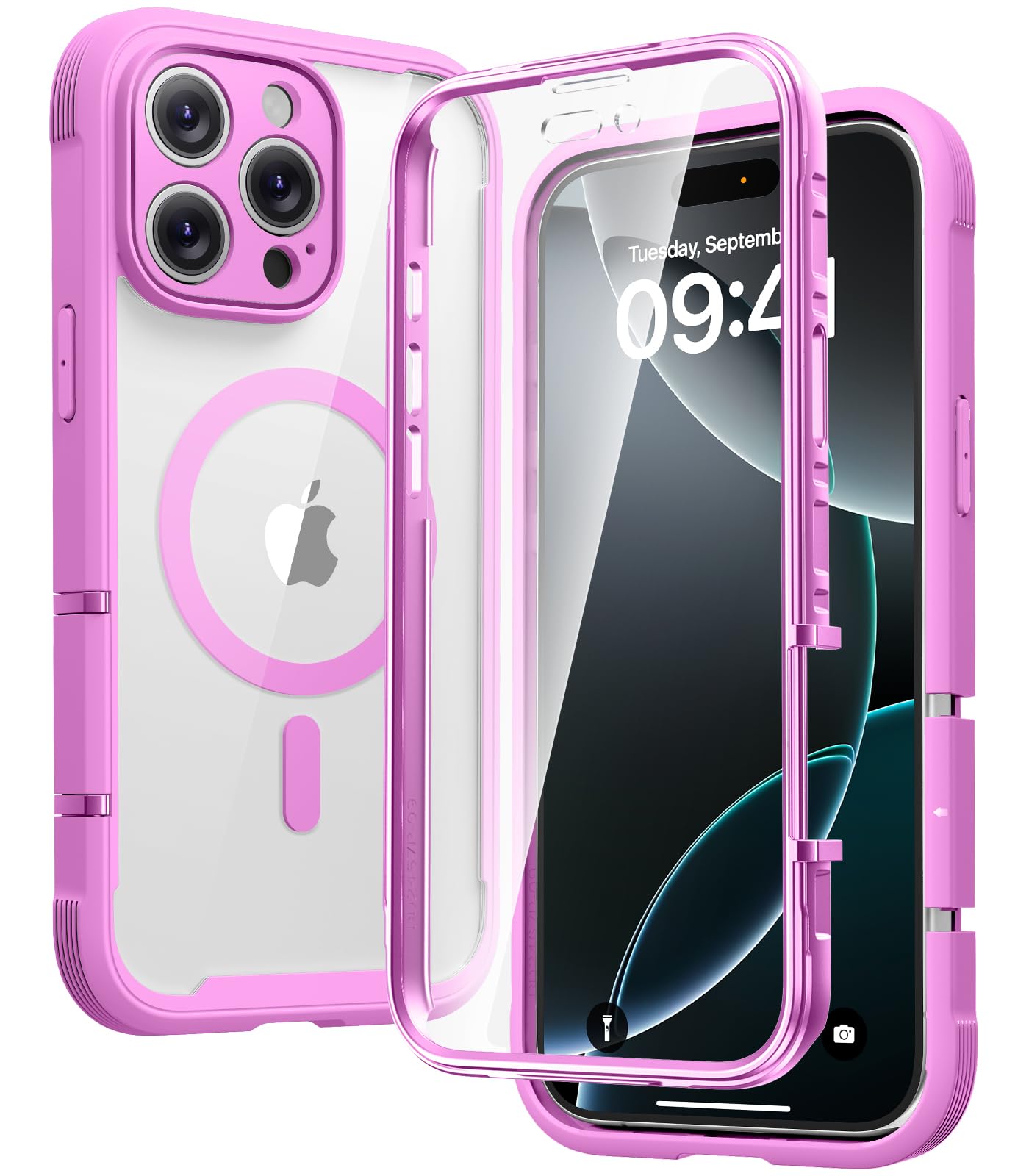 Foto 2 pulgar | Funda Diaclara Magnetic Para Iphone 16 Pro Max De 6.9'', Color Rosa - Venta Internacional.
