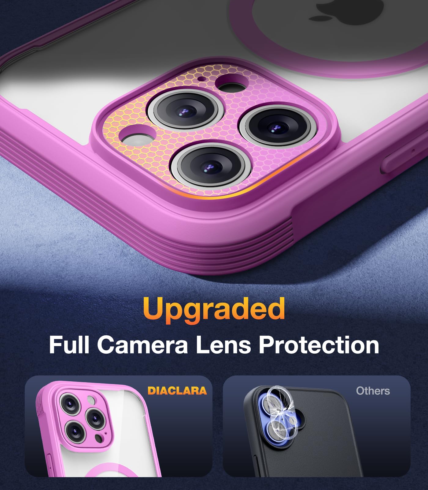 Foto 6 pulgar | Funda Diaclara Magnetic Para Iphone 16 Pro Max De 6.9'', Color Rosa - Venta Internacional.