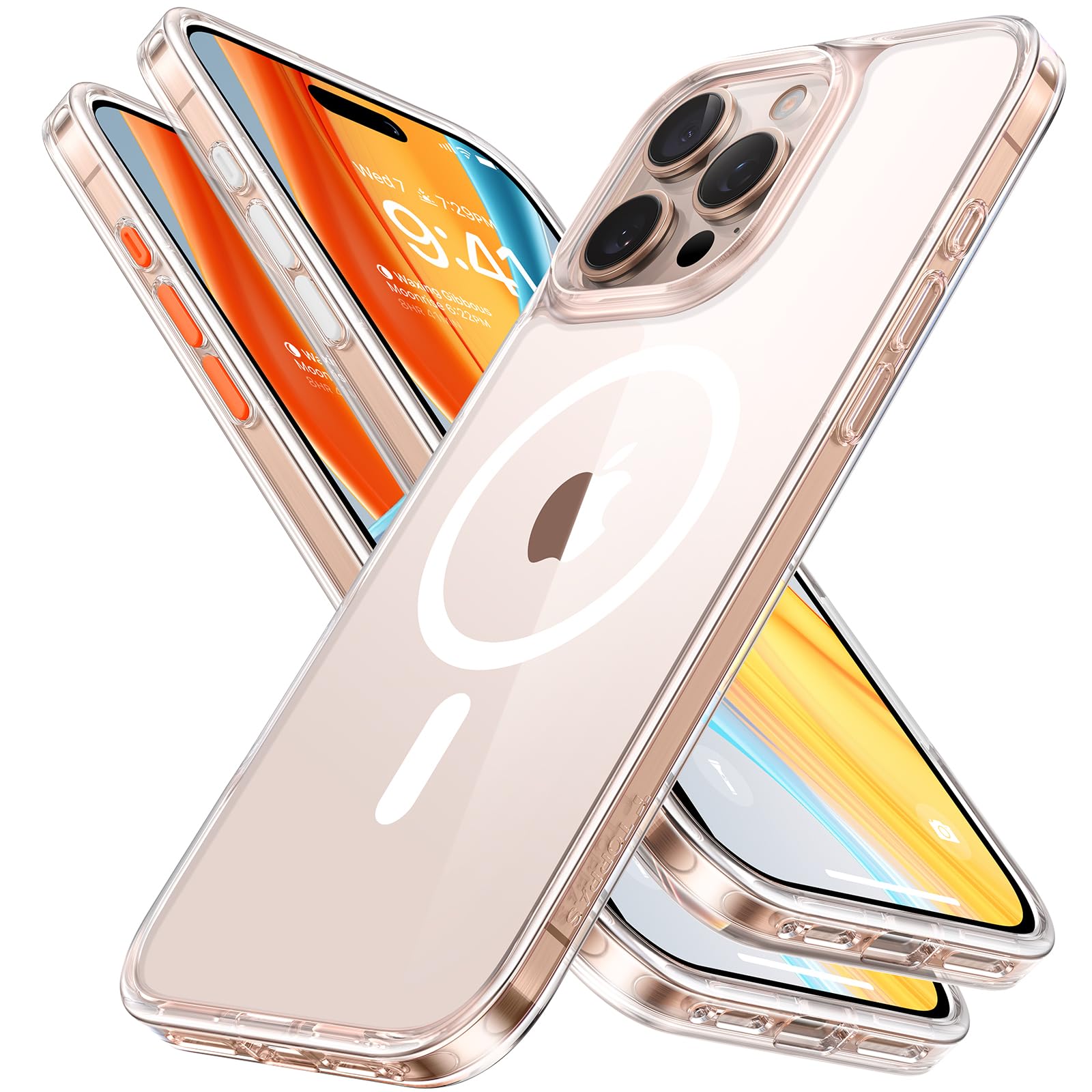 Foto 2 pulgar | Funda De Teléfono Torras Stronger Magnética A Prueba De Golpes Para Iphone 16 Pro - Venta Internacional.