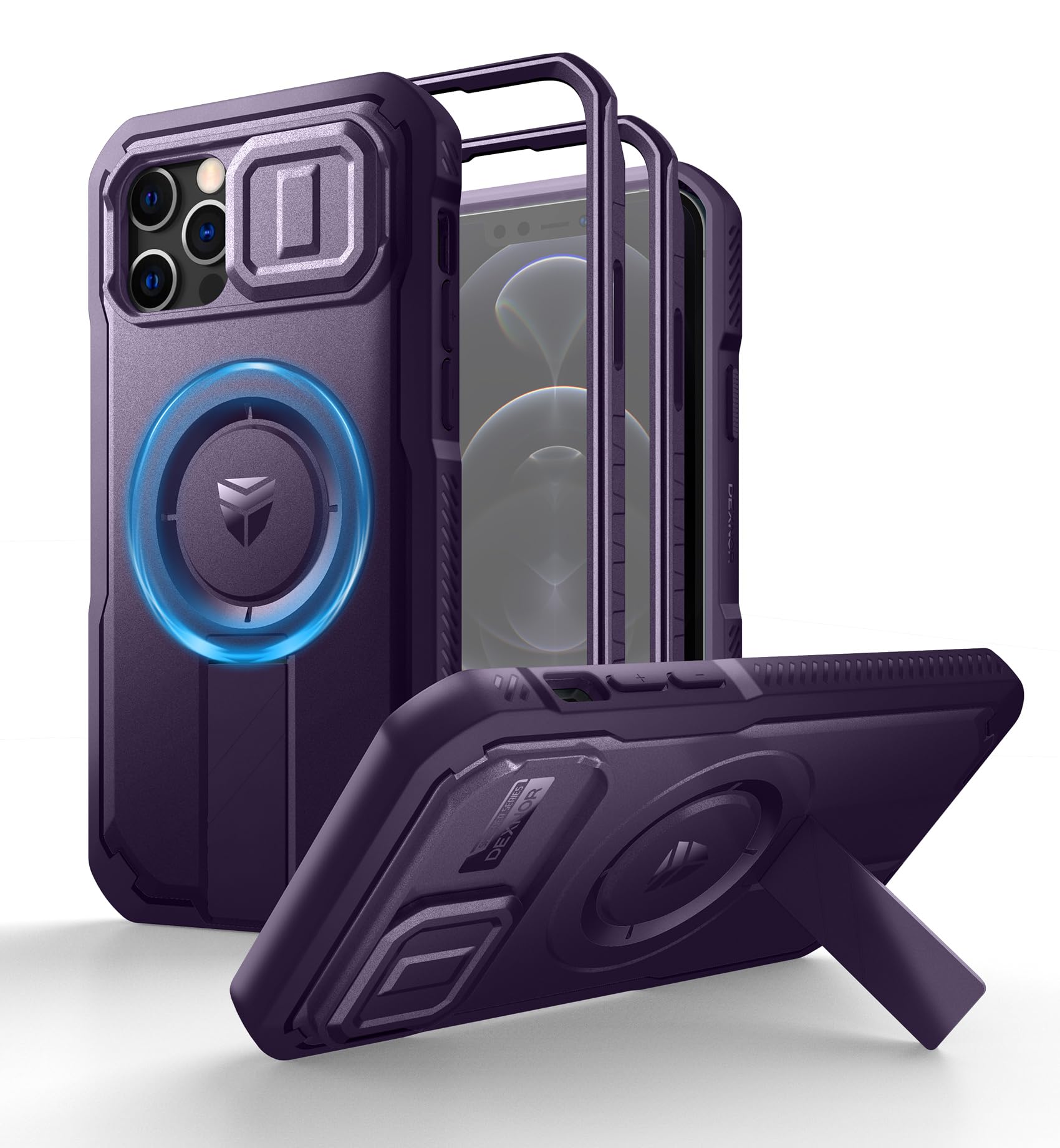 Foto 2 pulgar | Funda Dexnor Para Iphone 12 Y Iphone 12 Pro Con Funda De Cámara Deslizante - Venta Internacional.